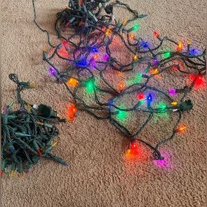 Christmas lights. - unused - pack of 8!!